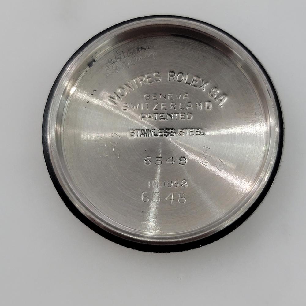 Midsize Rolex Oyster Perpetual Ref 6548 30mm Automatic 1950s Vintage RA528 8