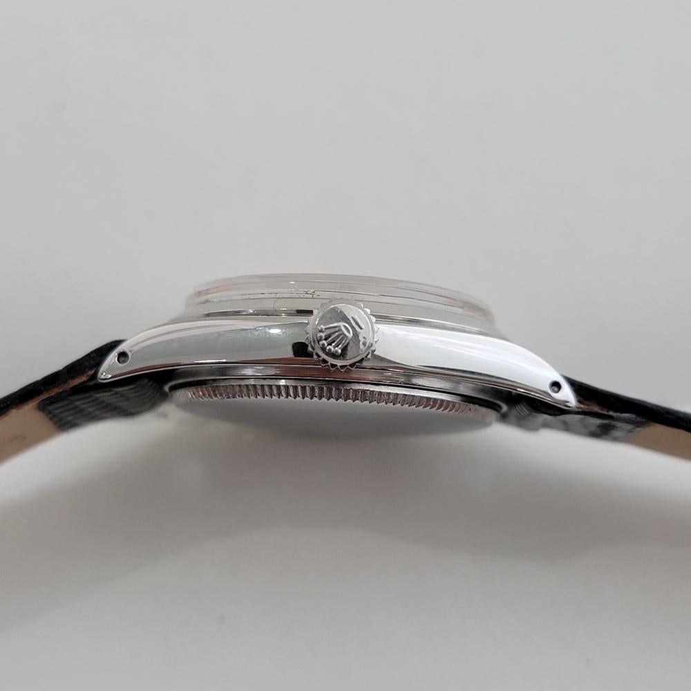Midsize Rolex Oyster Perpetual Ref 6548 30mm Automatic 1950s Vintage RA528 5
