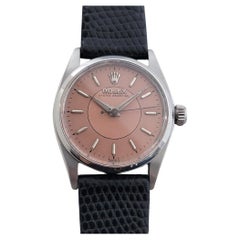 Midsize Rolex Oyster Perpetual Ref 6548 30mm Automatic 1950s Vintage RA528