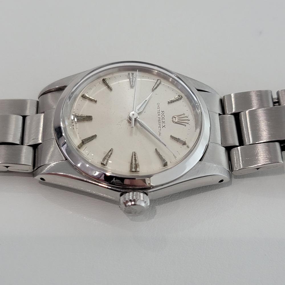 Midsize Rolex Ref 6548 Oyster Perpetual Automatic 1960s Vintage Swiss RA127 1