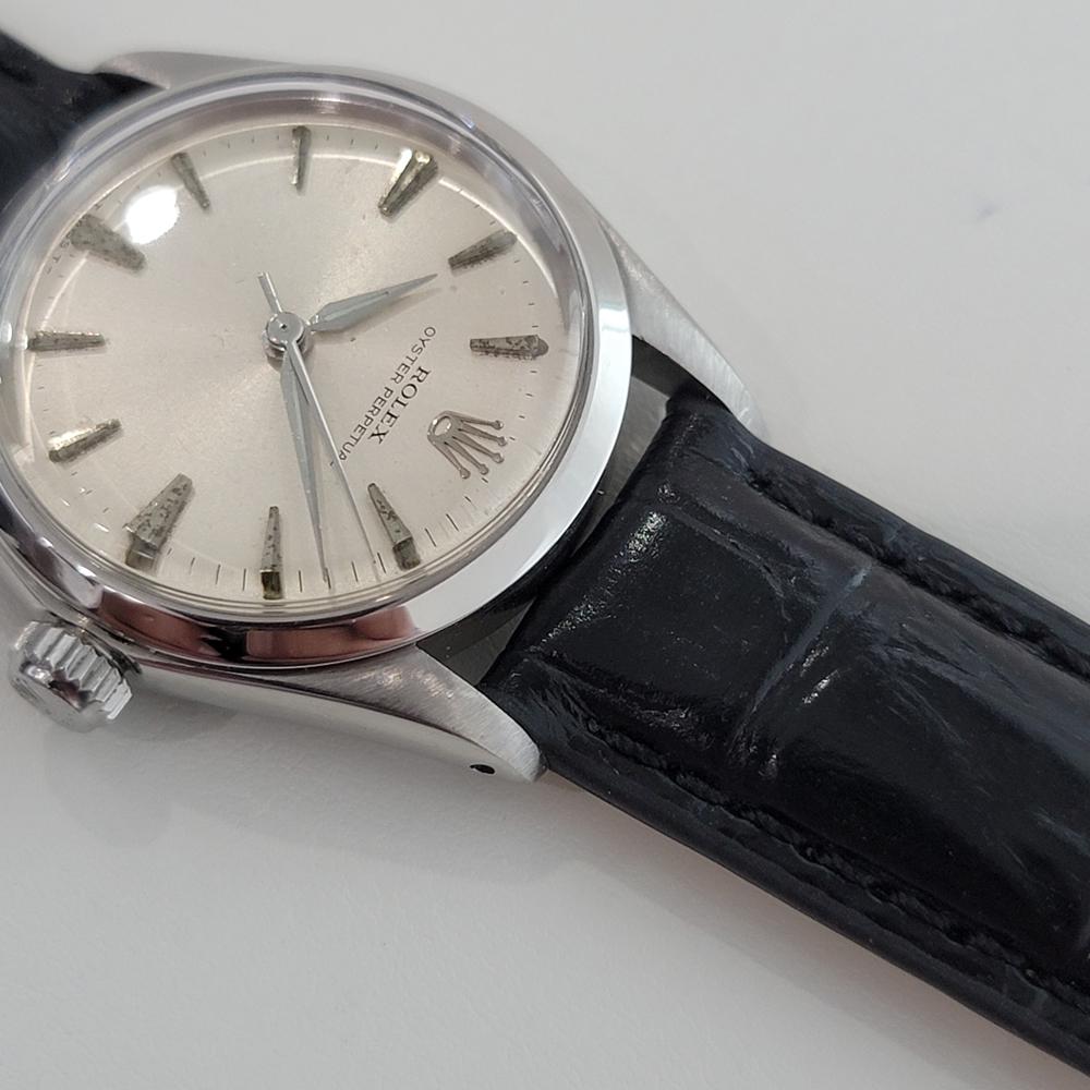 Women's or Men's Midsize Rolex Oyster Perpetual Ref 6548 Automatic 1960s Vintage Swiss RA127B