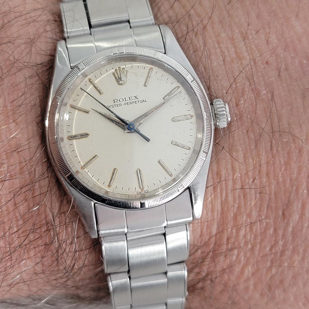 Midsize Rolex Oyster Perpetual Ref 6549 Automatic 1950s Vintage RA144 6