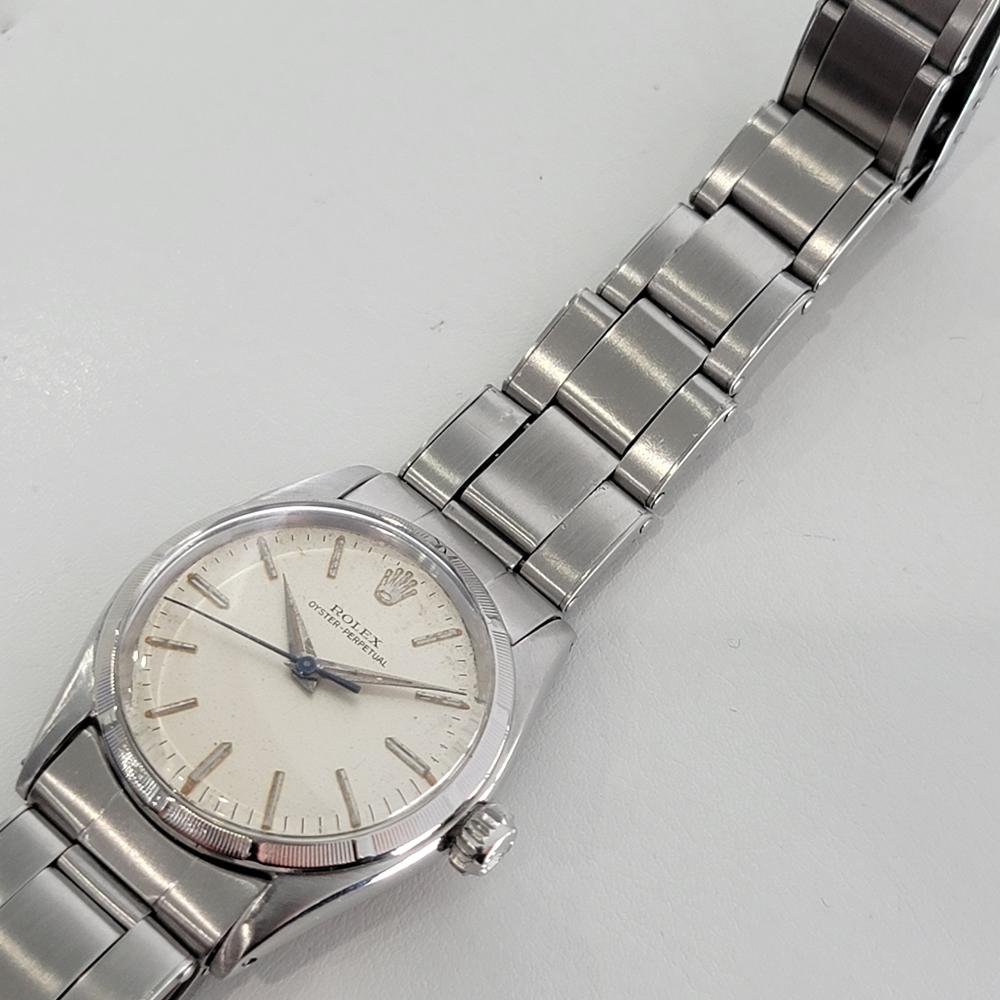 Women's or Men's Midsize Rolex Oyster Perpetual Ref 6549 Automatic 1950s Vintage RA144