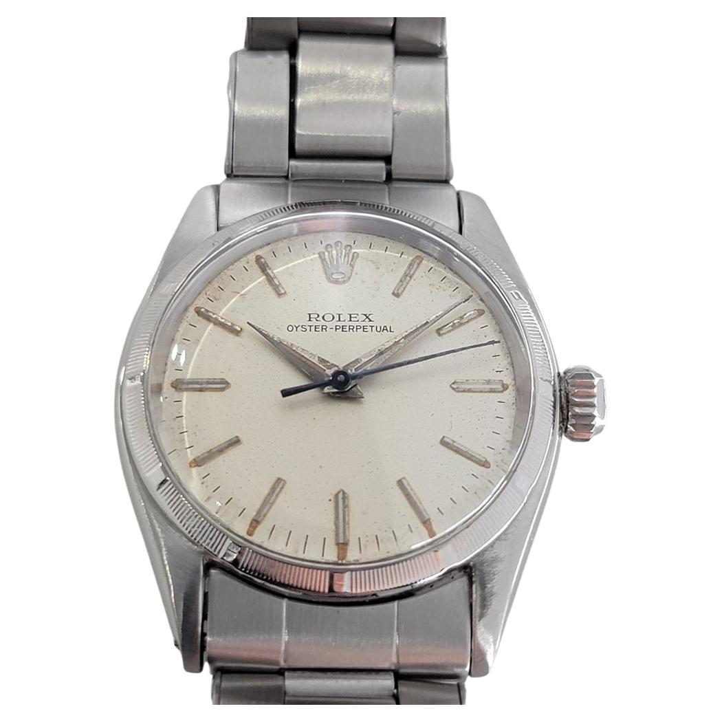 Rolex Oyster Perpetual Réf. 6549, automatique, années 1950, taille moyenne, RA144