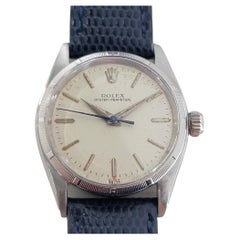 Midsize Rolex Oyster Perpetual Ref 6549 Automatic Watch 1950s Swiss RA144BL