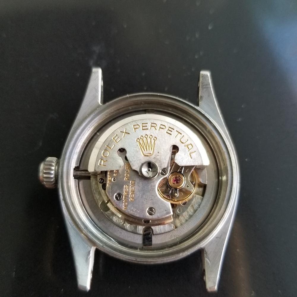 Midsize Rolex Oyster Perpetual Ref.6549 Automatic Watch, c.1950s RA144BLU 3