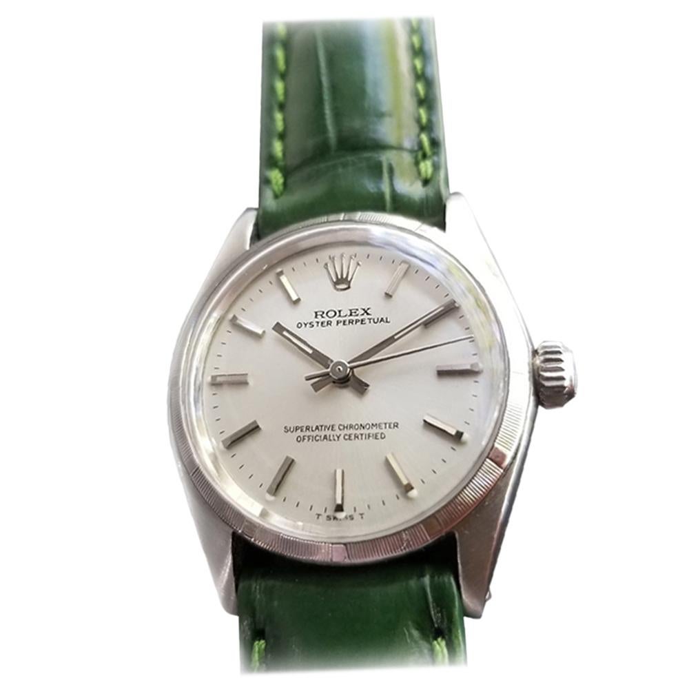 Midsize Rolex Oyster Perpetual Ref.6549 Automatic Watch, c.1960s RA128GRN