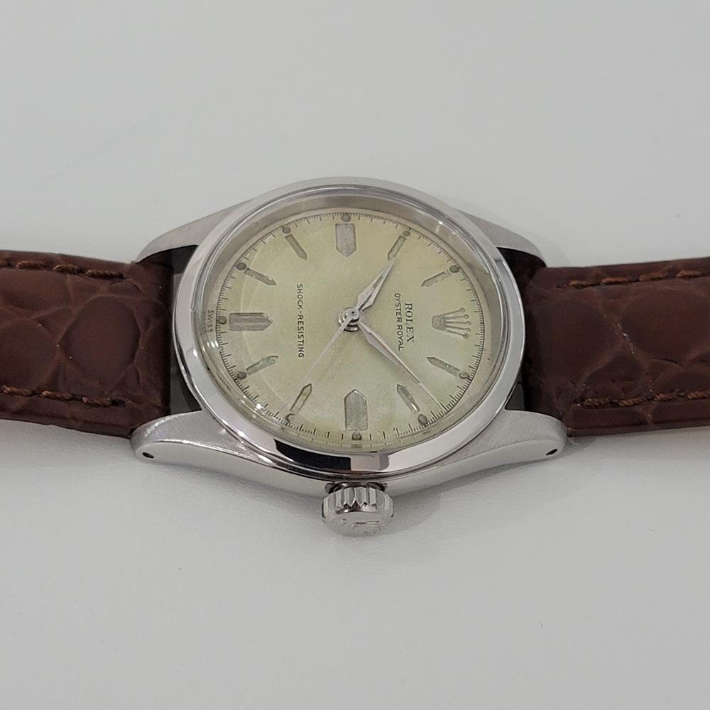 Rolex Oyster Royal Ref 6244 Handaufzug 1950er Jahre Schweizer Vintage RA7 1