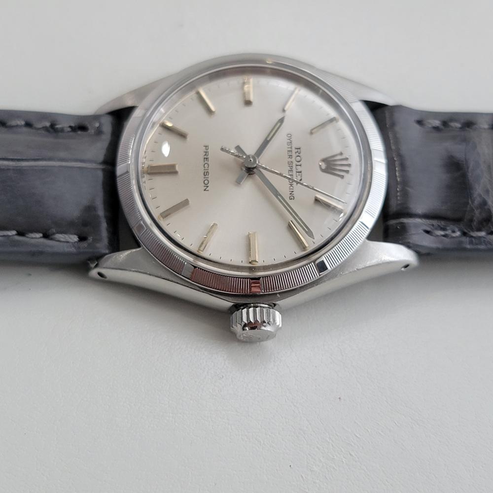 Midsize Rolex Oyster Speedking 6431 30mm Hand Wind 1970s Vintage Swiss RA510B 1