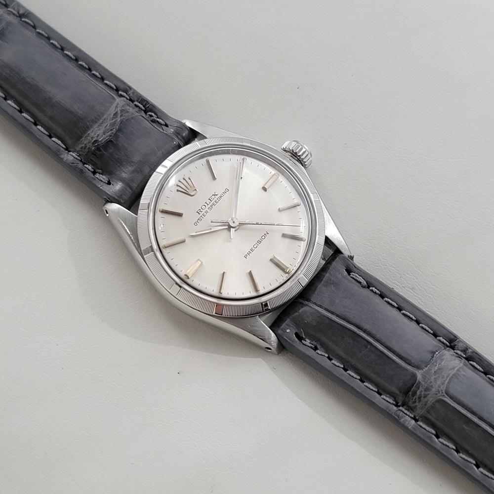 Midsize Rolex Oyster Speedking 6431 30mm Hand Wind 1970s Vintage Swiss RA510B 3