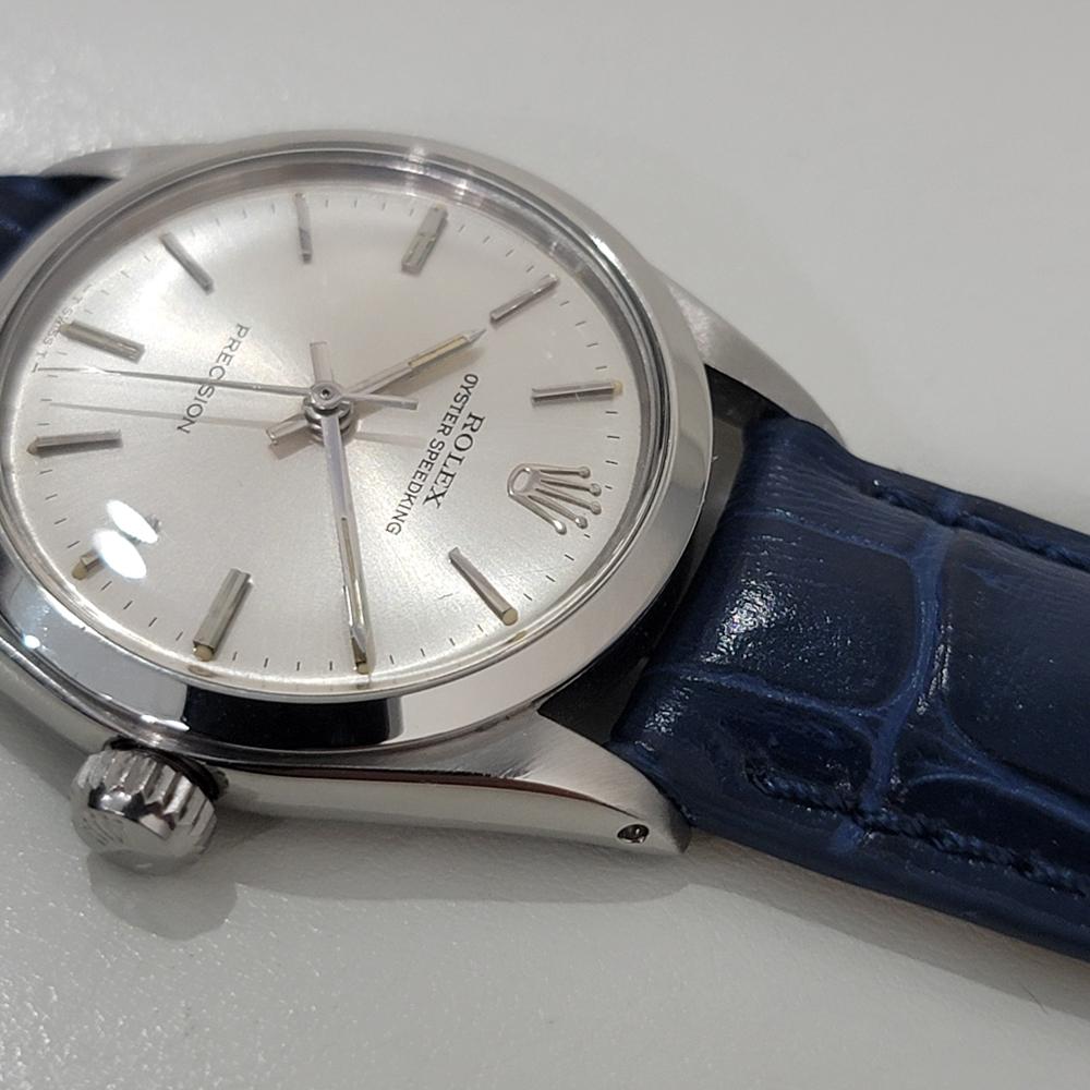Midsize Rolex Oyster Speedking Precision 6430 30mm Hand Wind 1960s Swiss RA466B 2