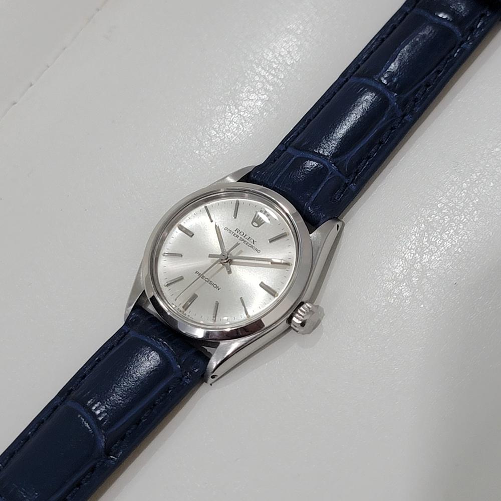 Midsize Rolex Oyster Speedking Precision 6430 30mm Hand Wind 1960s Swiss RA466B 3