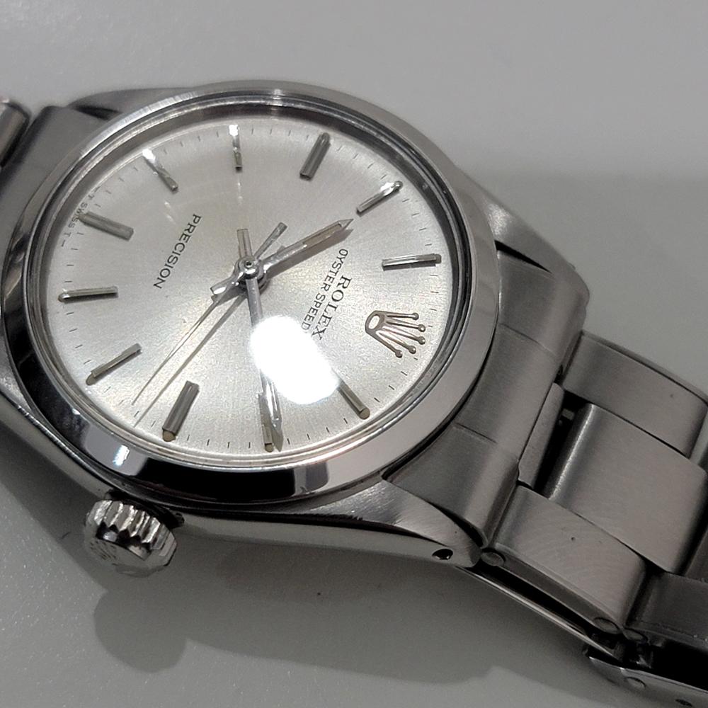 Midsize Rolex Oyster Speedking Precision 6430 30mm Hand Wind 1960s Vintage RA466 2