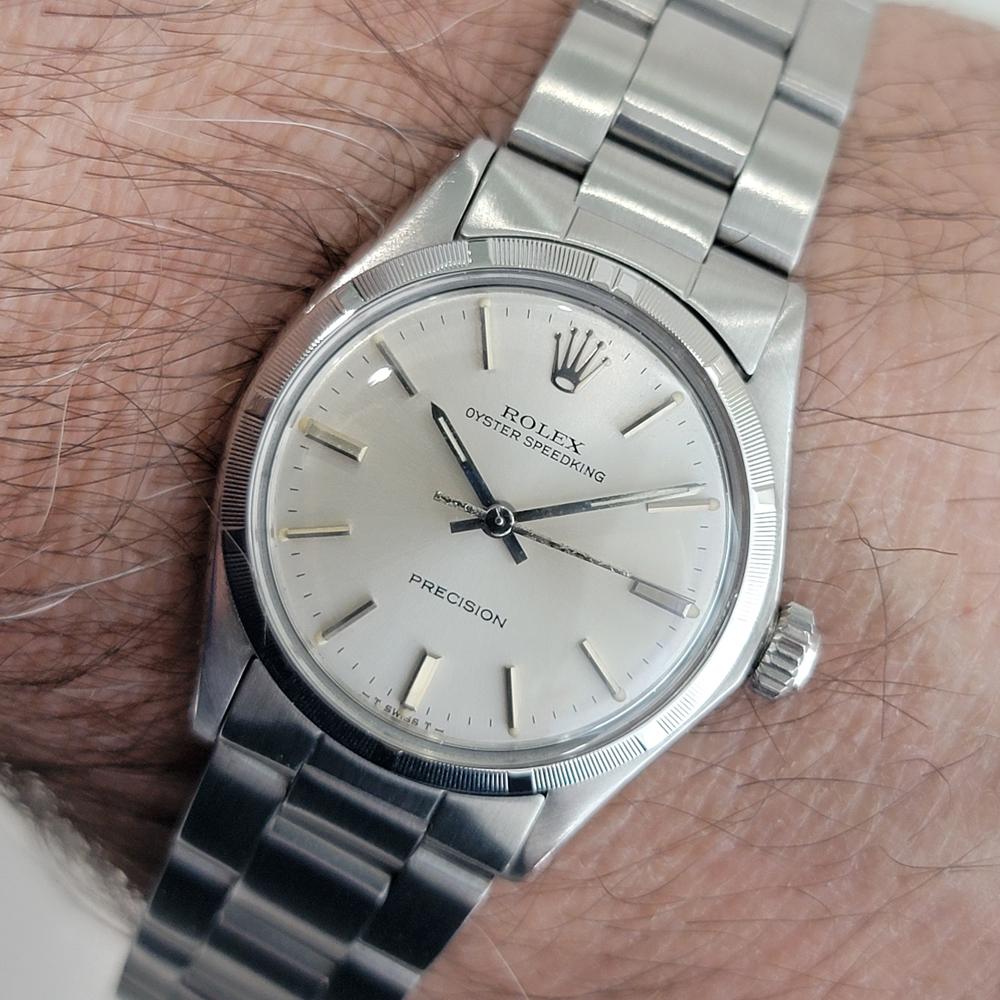 Midsize Rolex Oyster Speedking Ref 6431 30mm Hand Wind 1970s All Original RA510 10