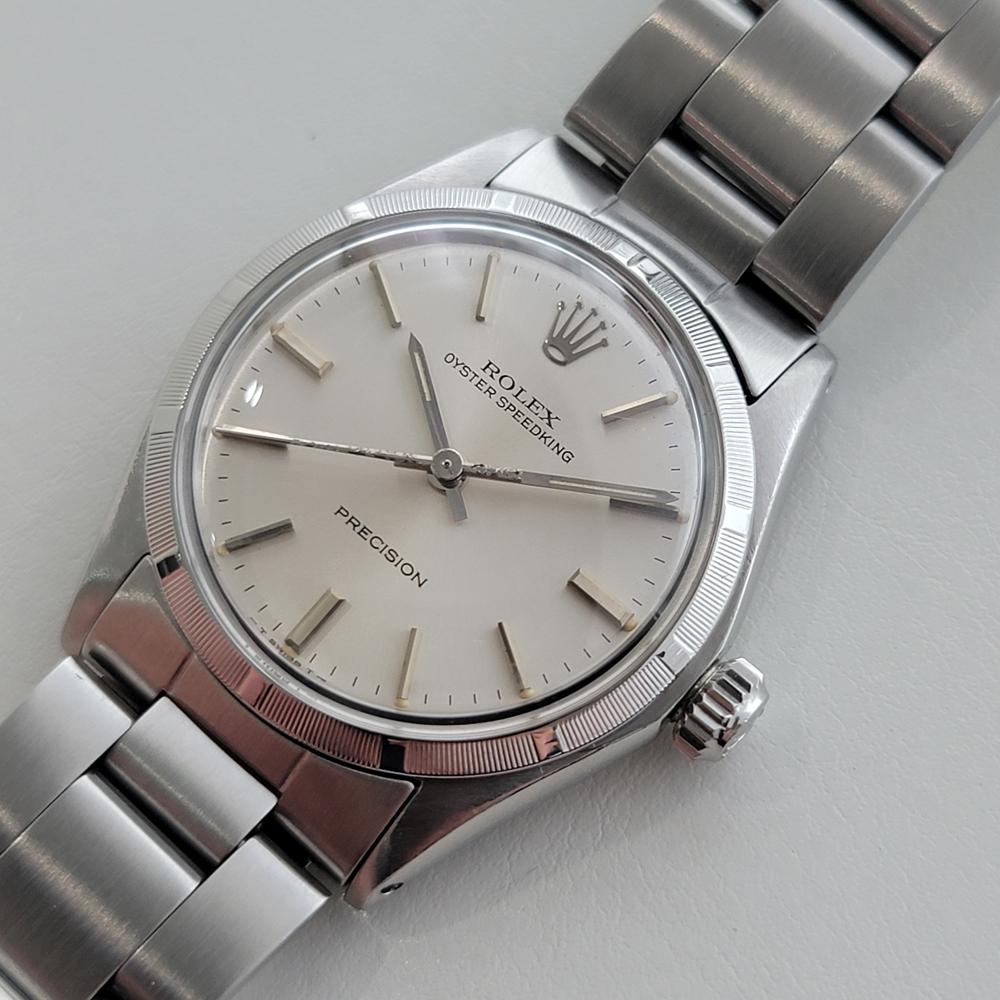 Women's or Men's Midsize Rolex Oyster Speedking Ref 6431 30mm Hand Wind 1970s All Original RA510