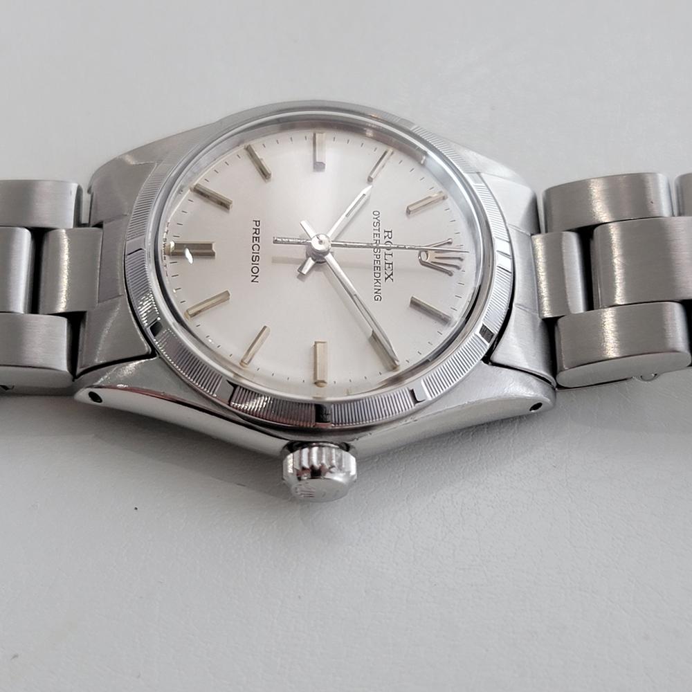Midsize Rolex Oyster Speedking Ref 6431 30mm Hand Wind 1970s All Original RA510 1