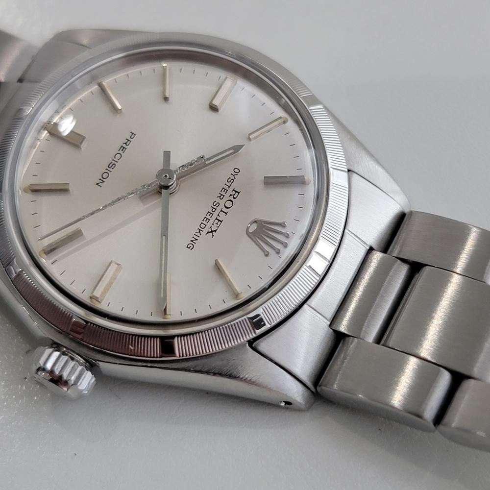 Midsize Rolex Oyster Speedking Ref 6431 30mm Hand Wind 1970s All Original RA510 2
