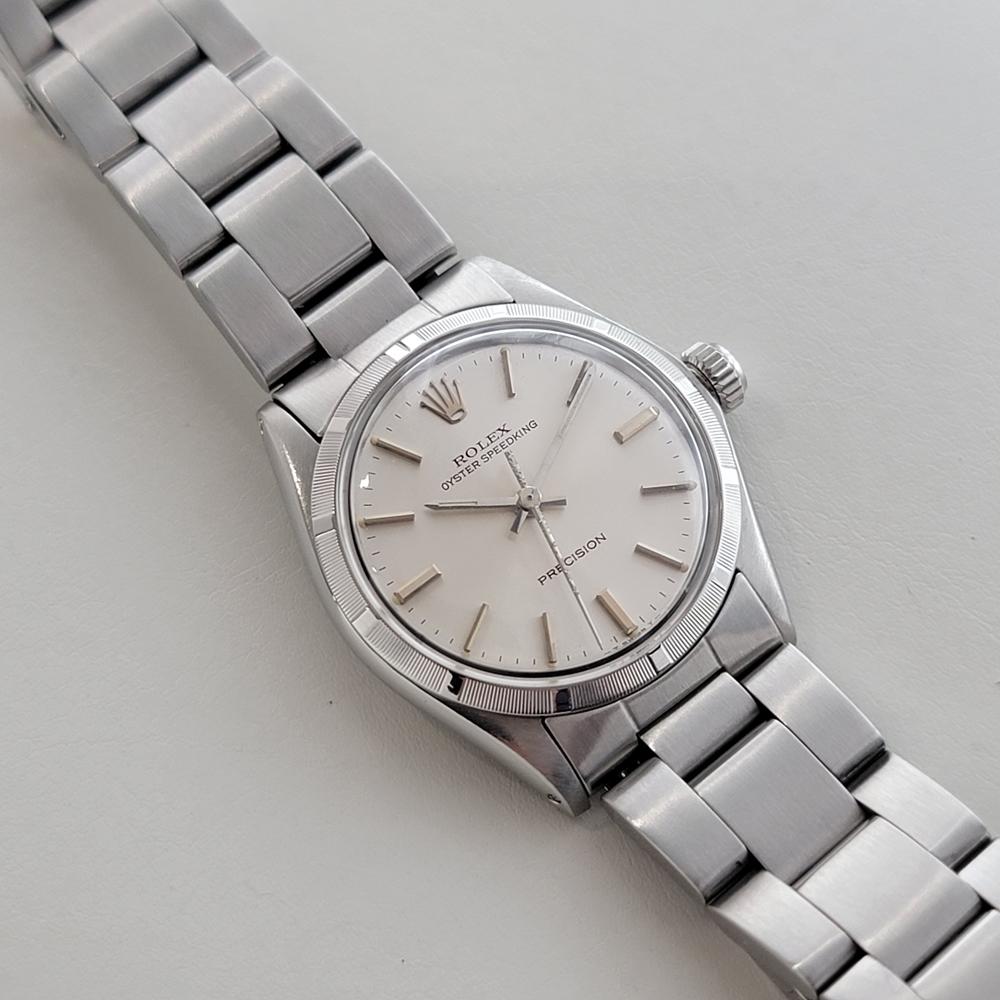Midsize Rolex Oyster Speedking Ref 6431 30mm Hand Wind 1970s All Original RA510 3
