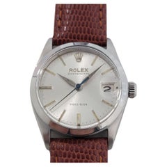 Rolex OysterDate Precision 6466 30mm a carica manuale 1960 Vintage RA417