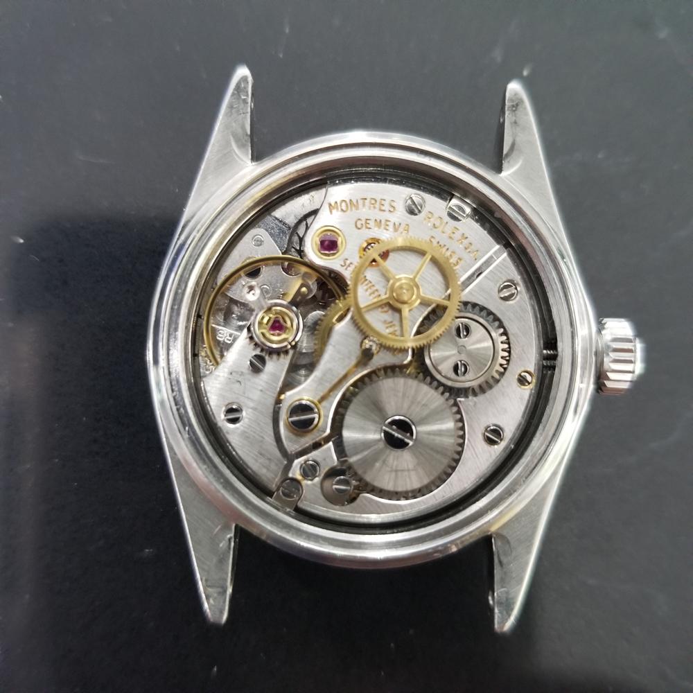Midsize Rolex OysterDate Ref.6466 Manual Wind, c.1970s Vintage RA126BLK 3