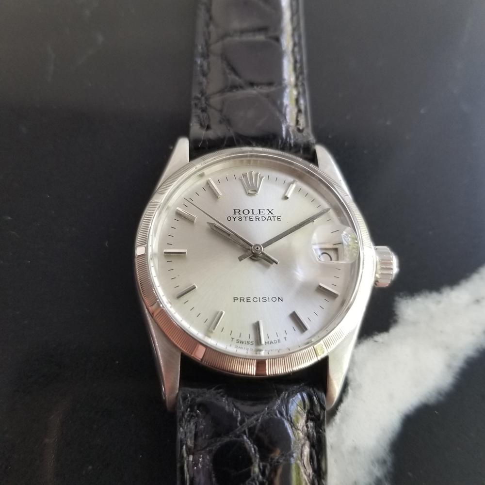 rolex men's oysterdate watch circa 1960s/1970s