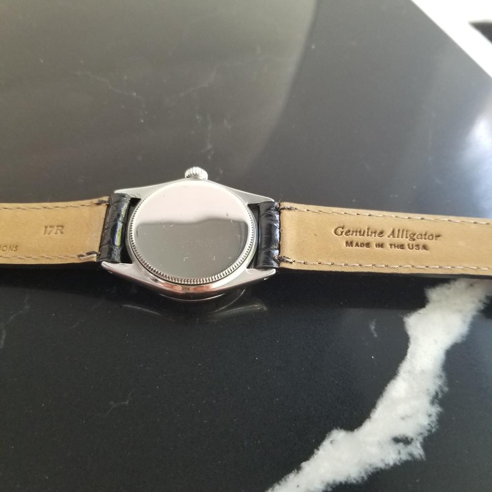 Midsize Rolex OysterDate Ref.6466 Manual Wind, c.1970s Vintage RA126BLK 2