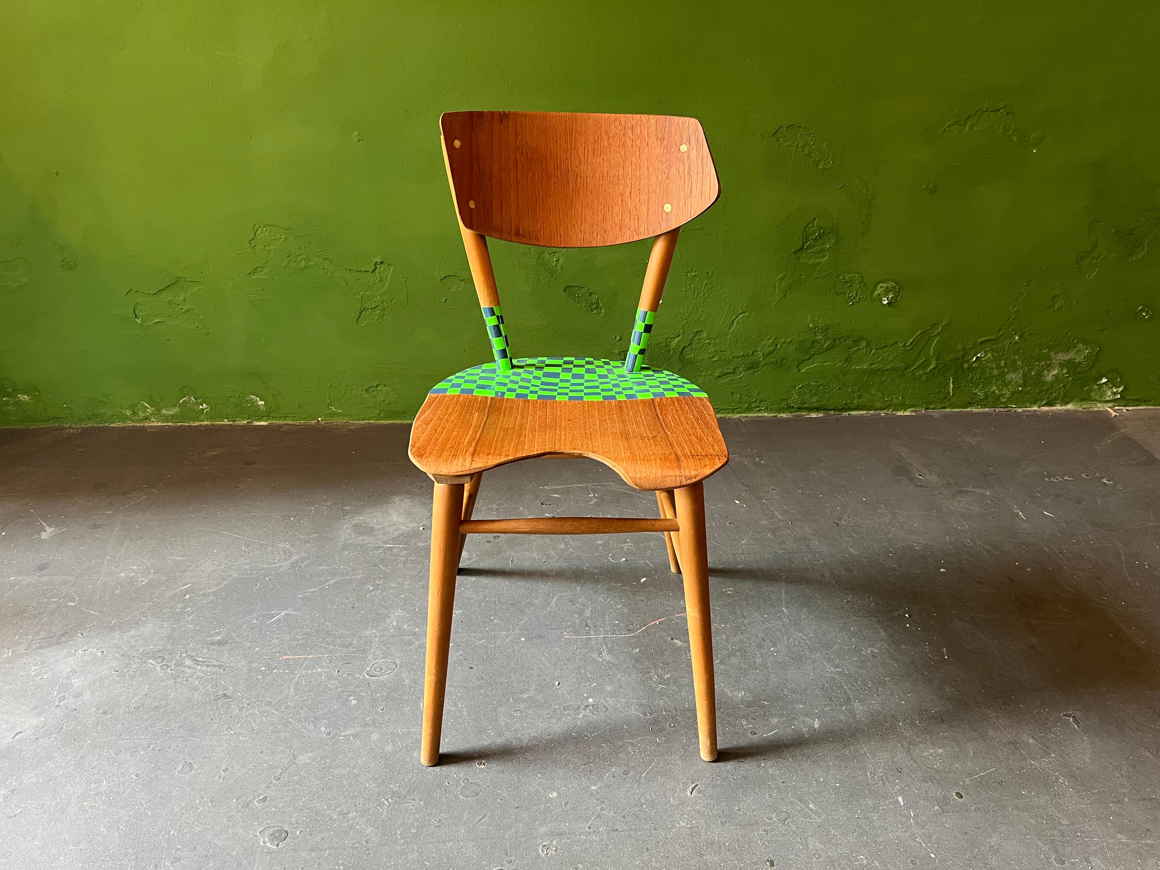 Swedish Midsummer Chairs/ Yngve Ekström Contemporized by Markus Friedrich Staab For Sale