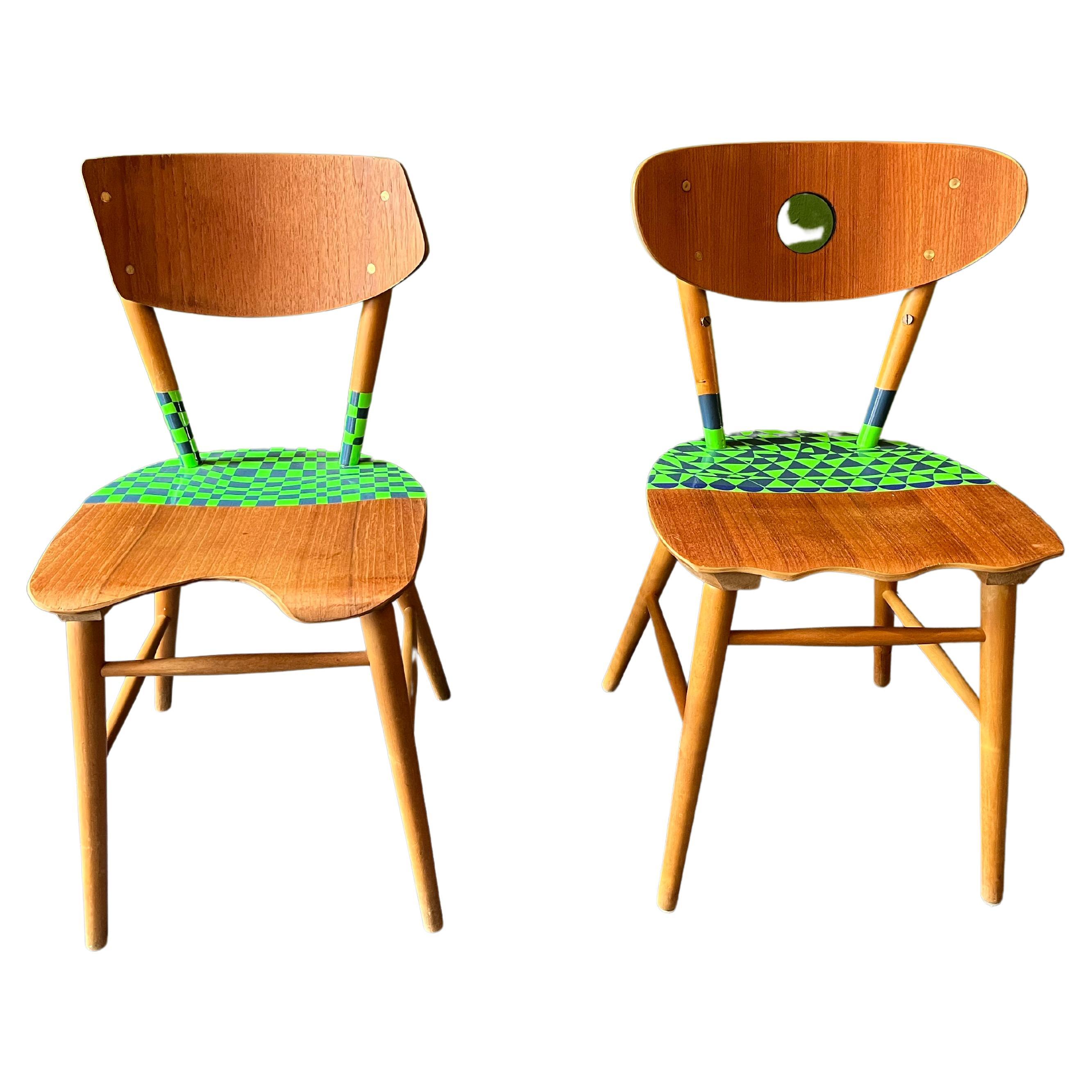 Midsummer Chairs/ Yngve Ekström Contemporized by Markus Friedrich Staab en vente