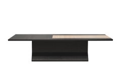 Midtown Dining Table in Black Maykume & Blackened-White Oak IN STOCK ON SALE