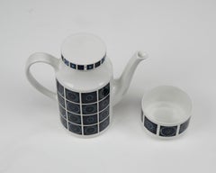 Cafetière Madeira et sucrier des années 1960, vaisselle de table britannique du milieu du siècle dernier