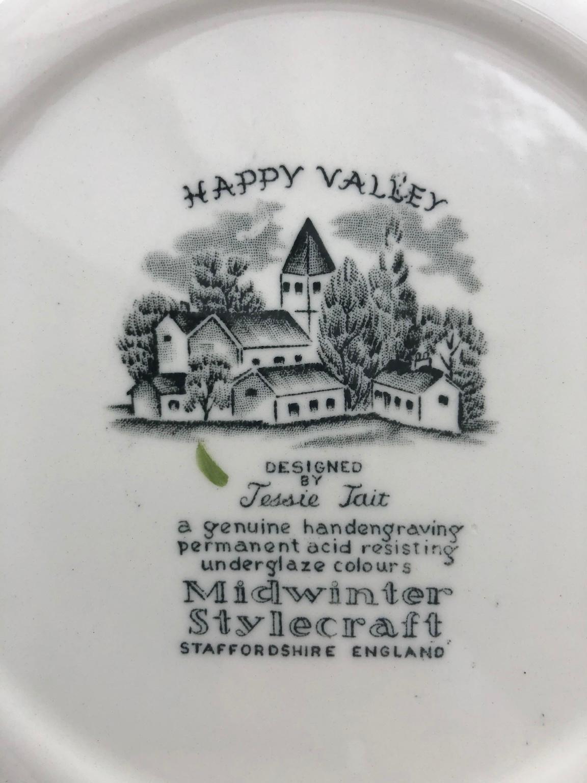 Midwinter Dinner Service ‘Happy Valley’  By Jessie Tait, 1955 For Sale 2