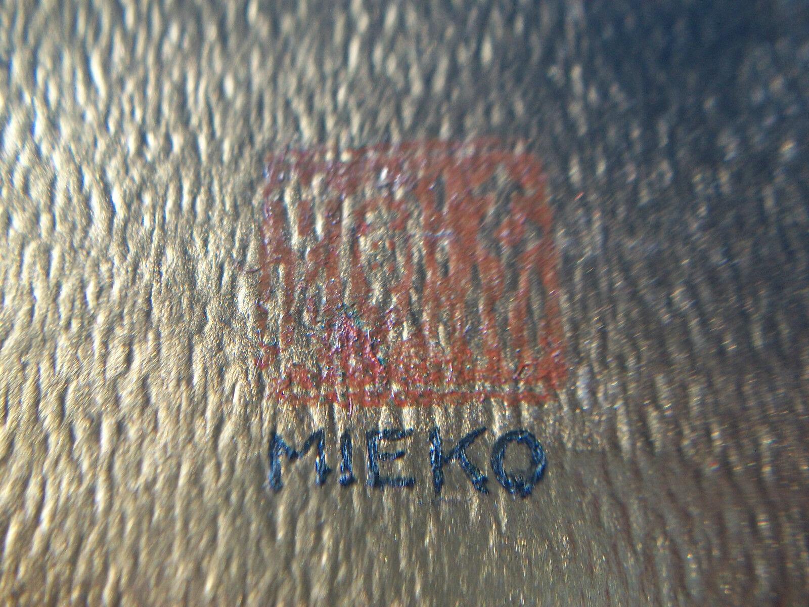 Anglo-giapponese MIEKO - Pittura vintage Asian Style su carta - Firmata - Giappone - Fine XX secolo. in vendita