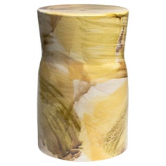 Taburete de gres esmaltado Miel 02 de Pascale Girardin