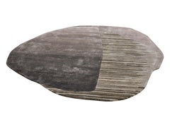 MIERA Handgetufteter moderner Teppich aus Wolle und Seide in Saga-Grün von Hands