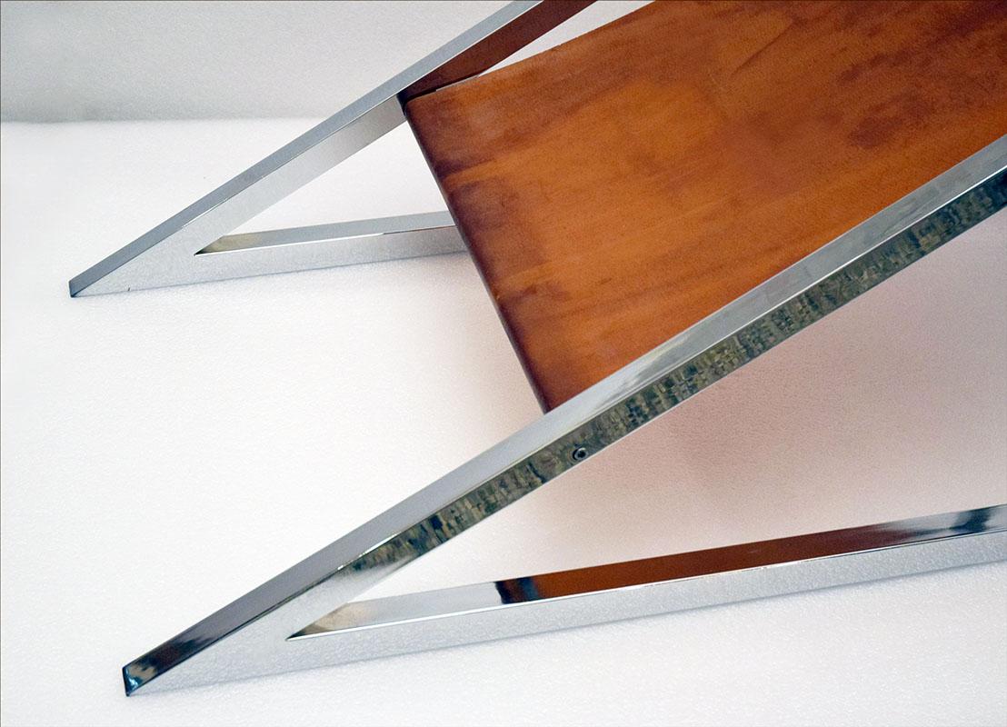 Fauteuil Mies avec pouf conçu par Archizoom pour Poltronova, années 1960 en vente 5