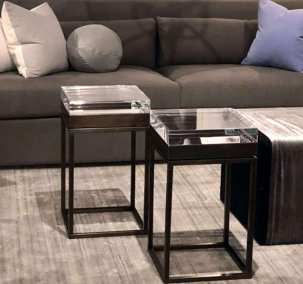 American Mies Ice Side table For Sale