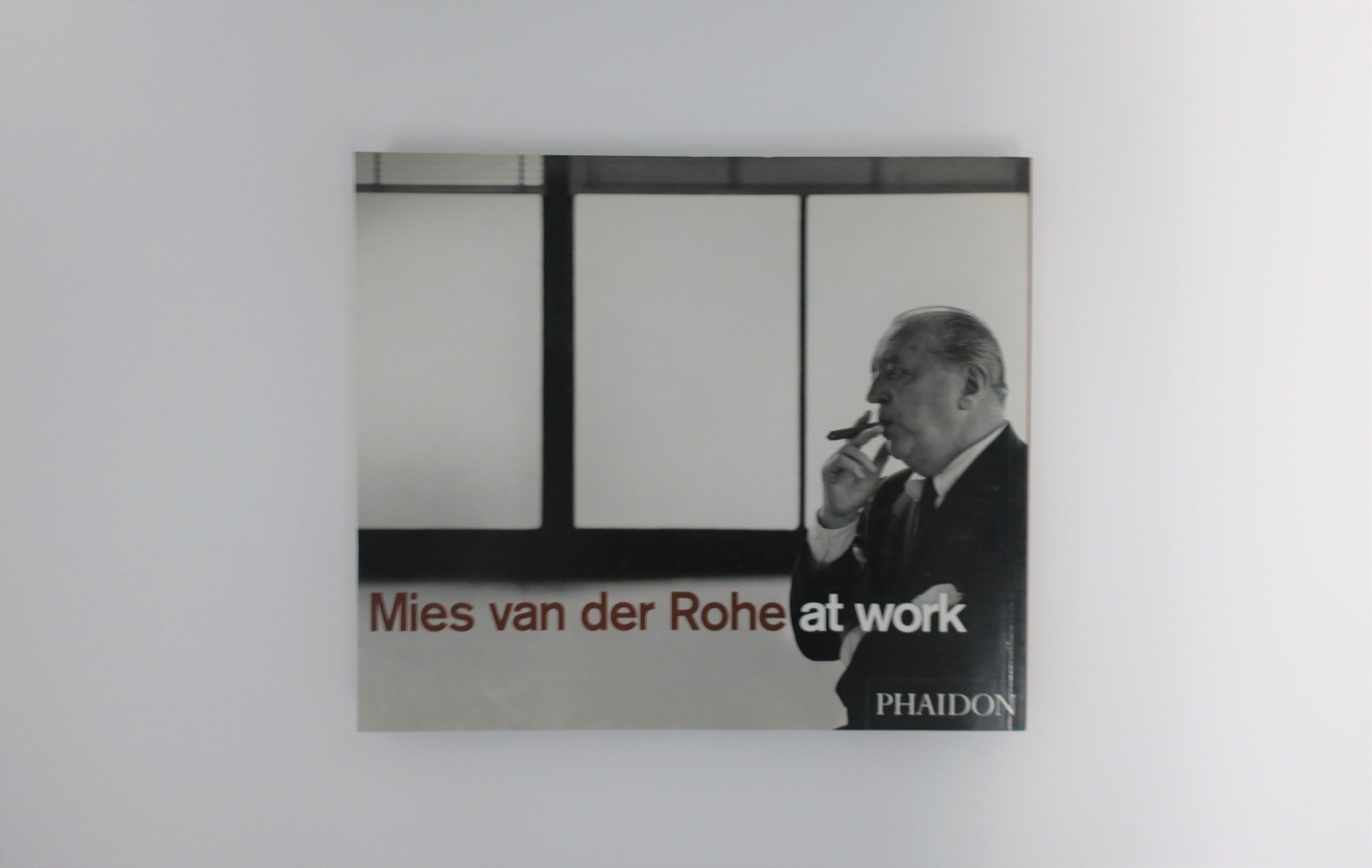 Mies van der Rohe at Work, Coffee Table or Library Book 5