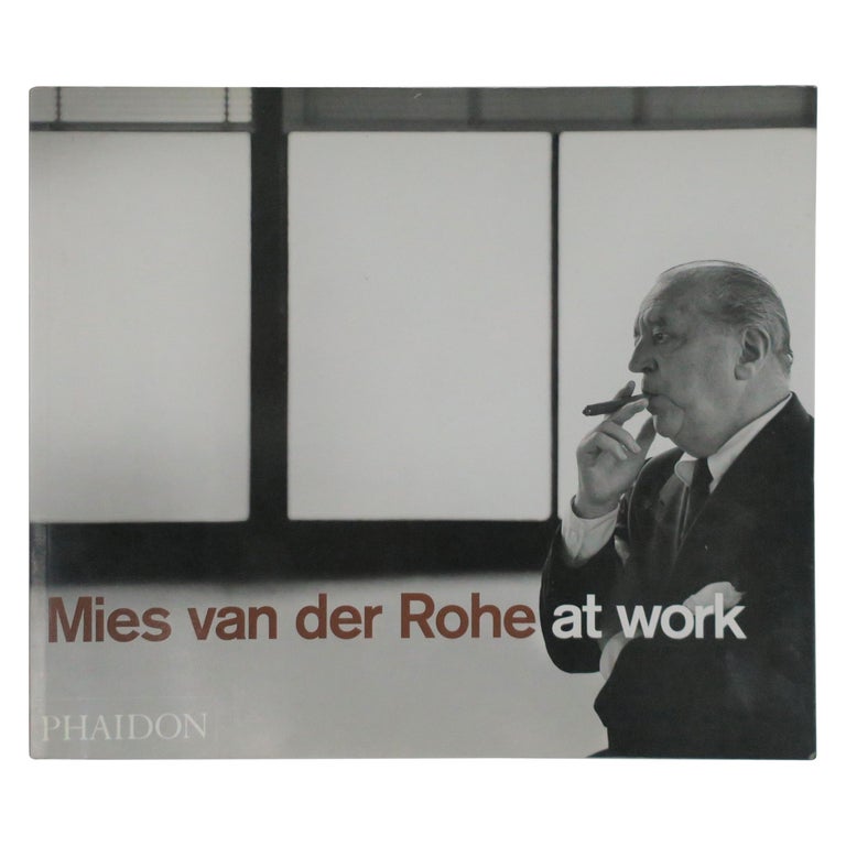 Mies van der Rohe at Work, Coffee Table or Library Book at 1stDibs