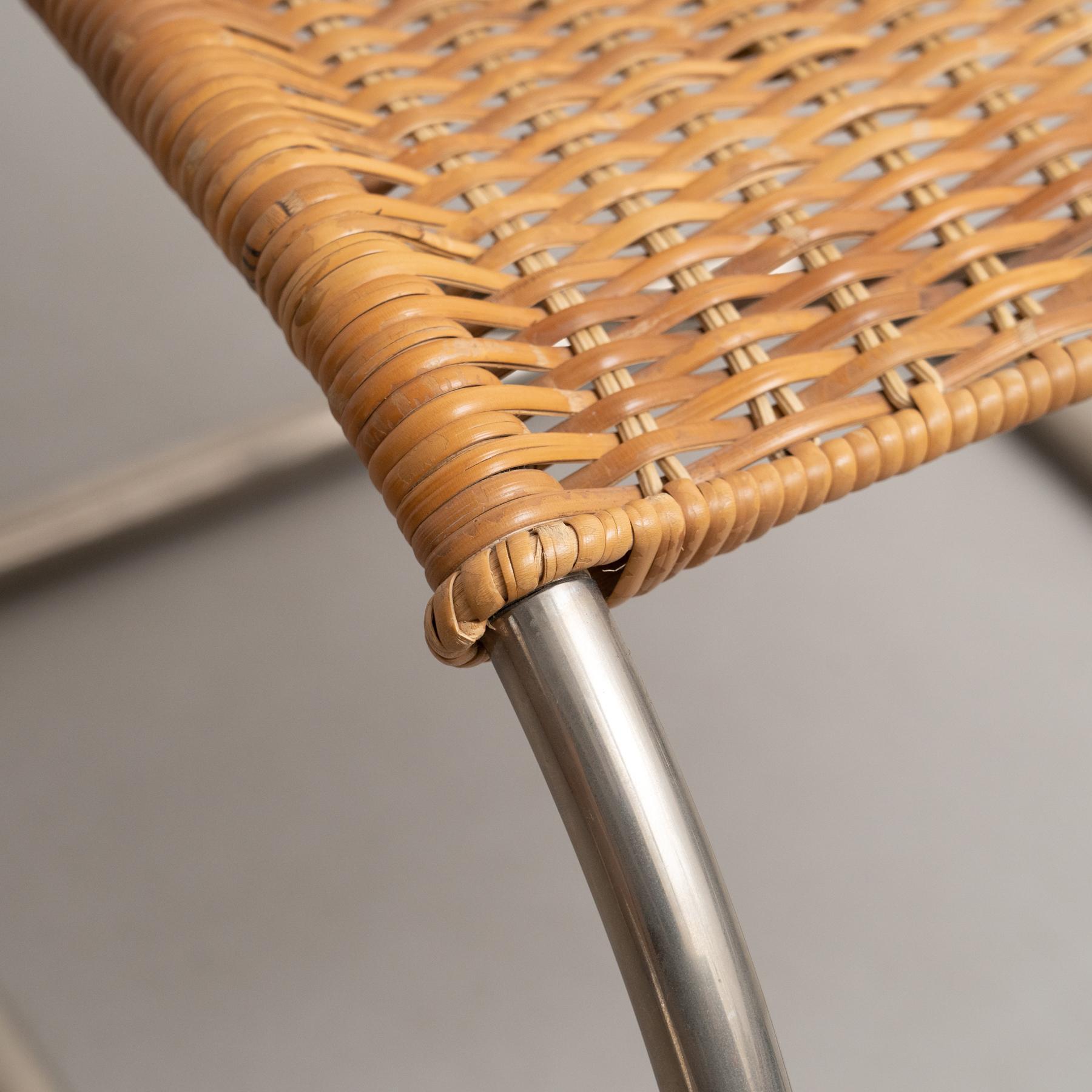 Mies Van Der Rohe B42 Rattan Easy Chair by Tecta, circa 1960 4