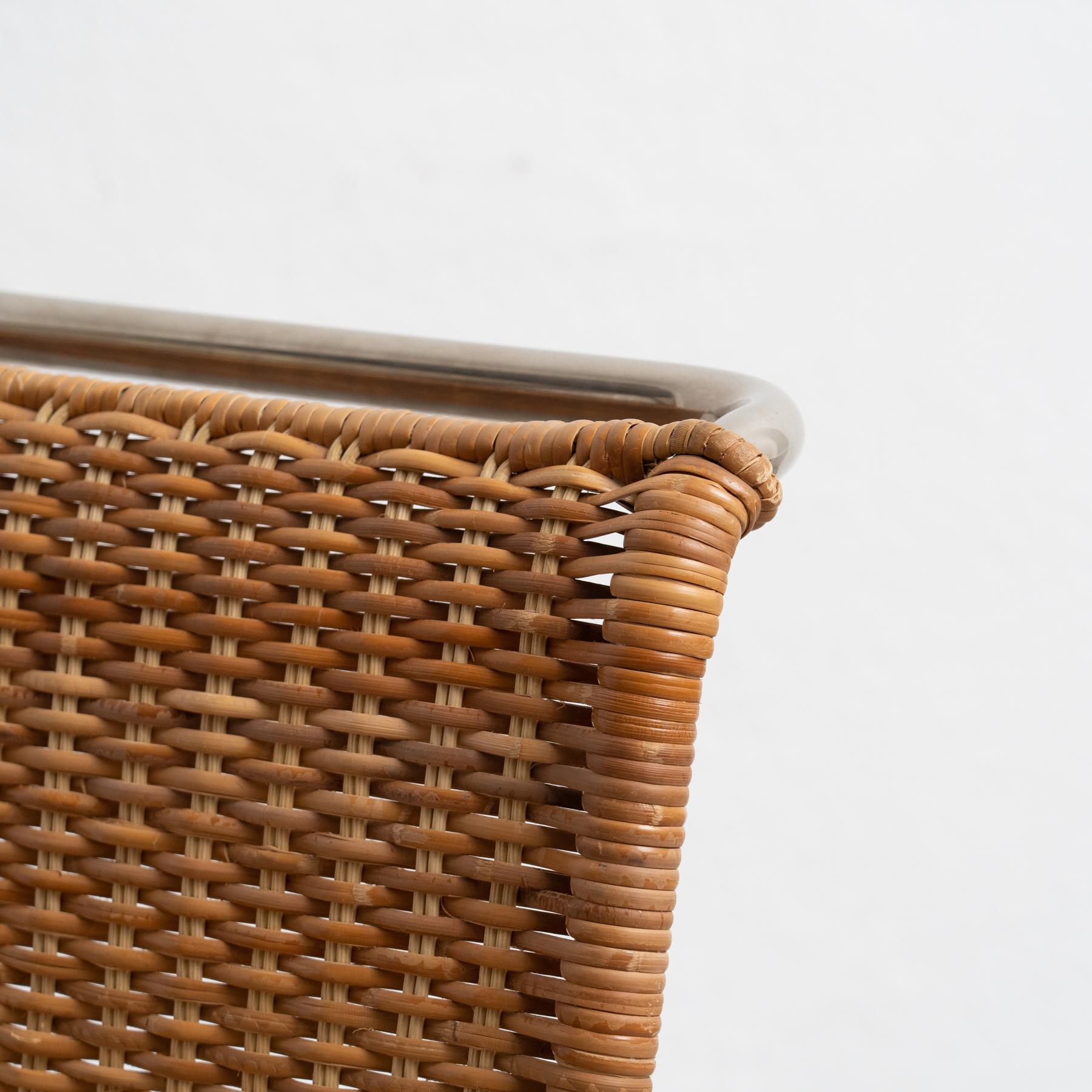 Mies Van Der Rohe B42 Rattan Easy Chair by Tecta, circa 1960 5