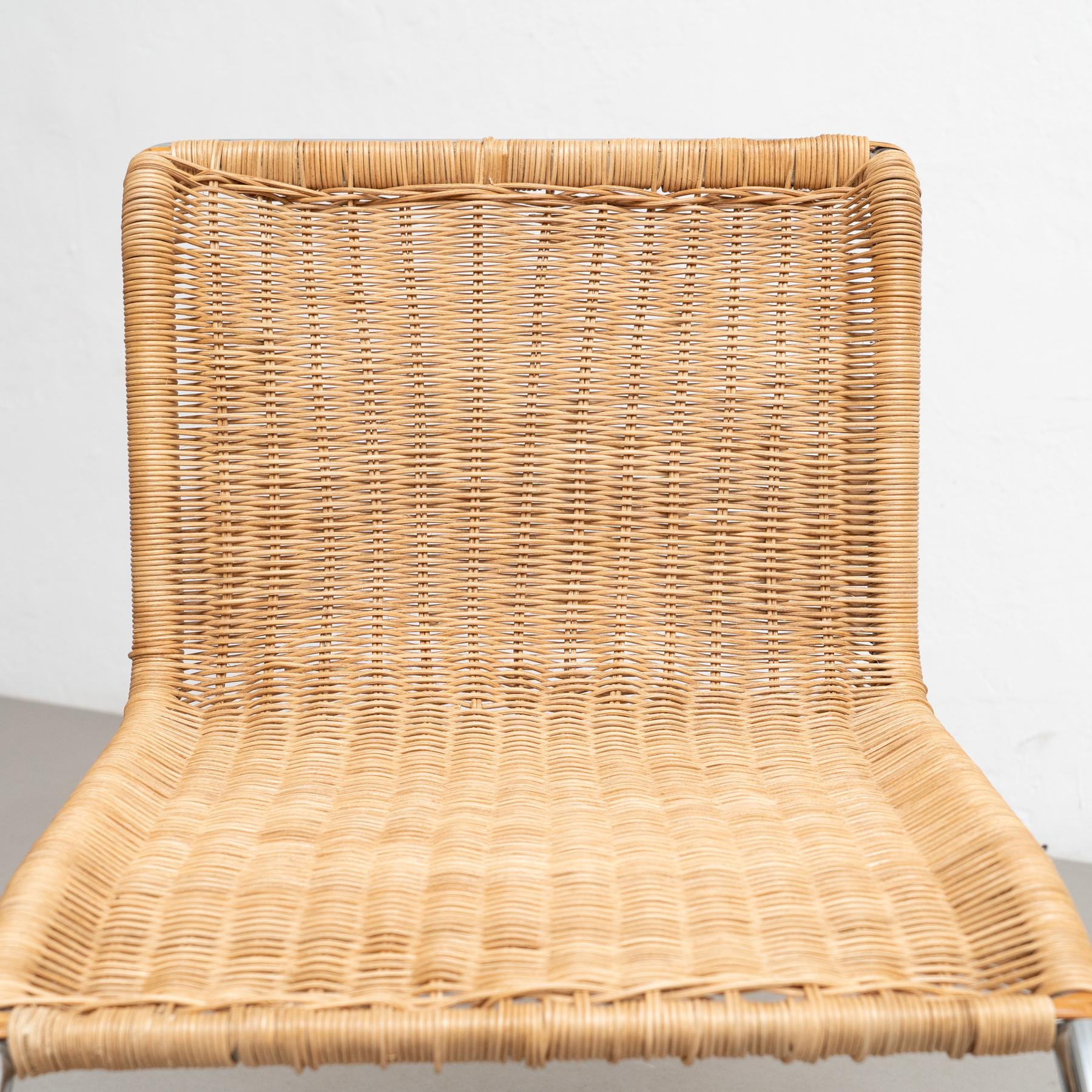 Mies Van Der Rohe B42 Rattan Sessel von Tecta, um 1960 im Angebot 5