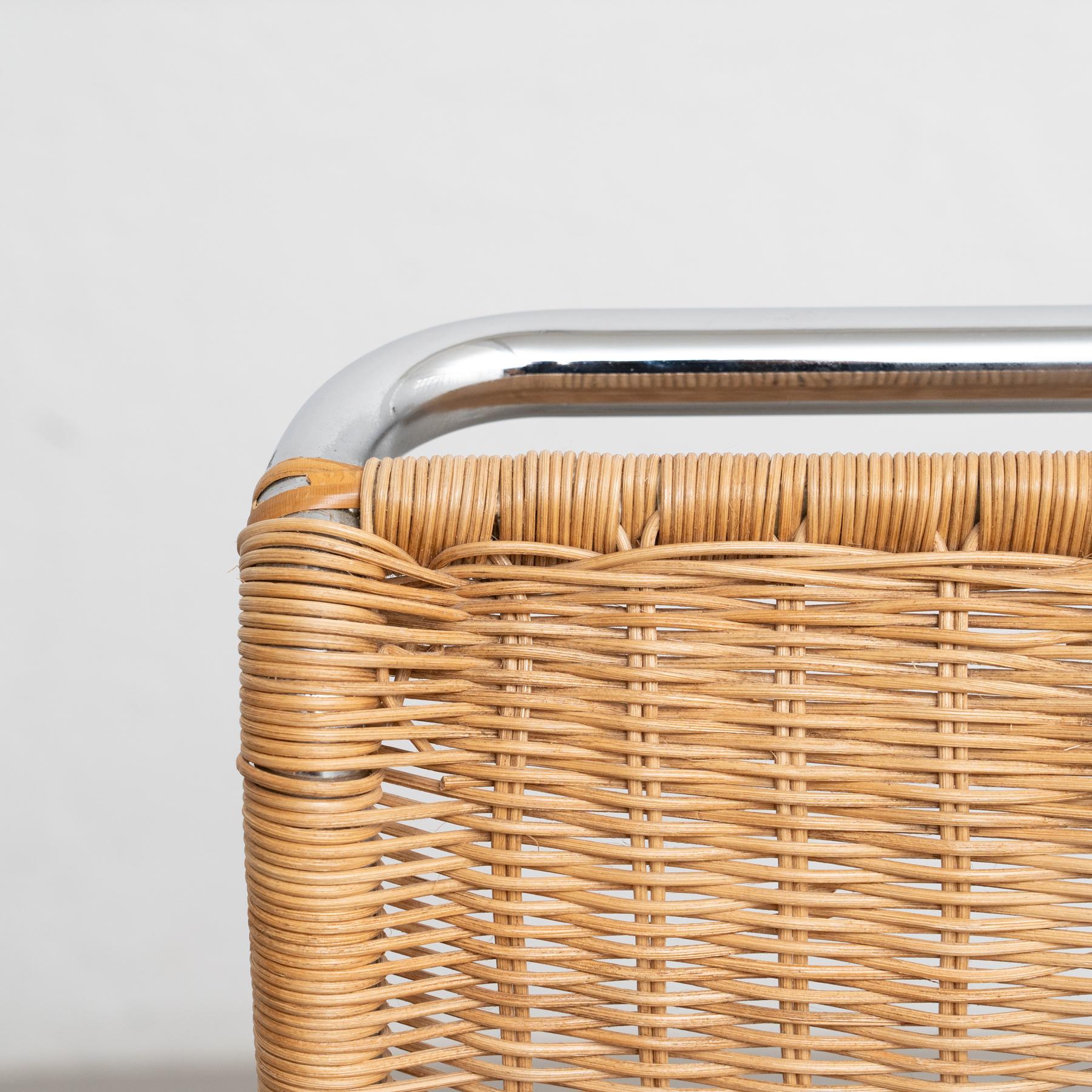 Mies Van Der Rohe B42 Rattan Sessel von Tecta, um 1960 im Angebot 5