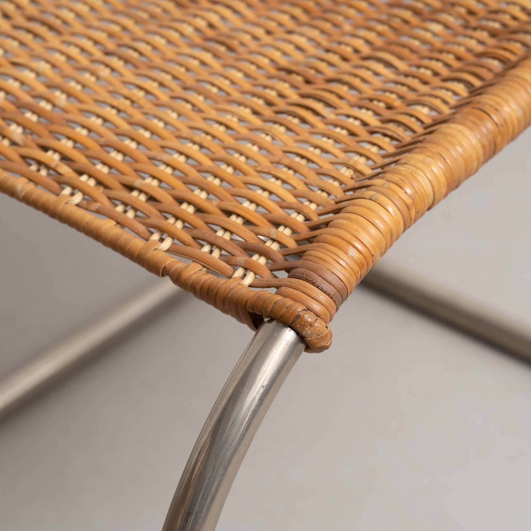 Mies Van Der Rohe B42 Rattan Easy Chair by Tecta, circa 1960 6