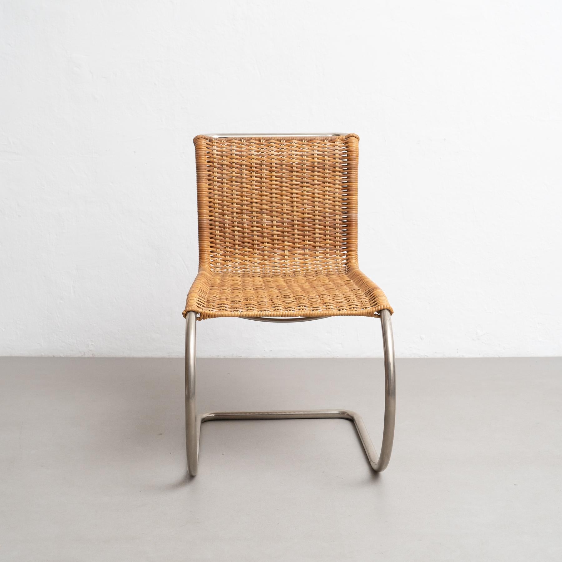 Mies Van Der Rohe B42 Rattan Easy Chair by Tecta, circa 1960 For Sale 6