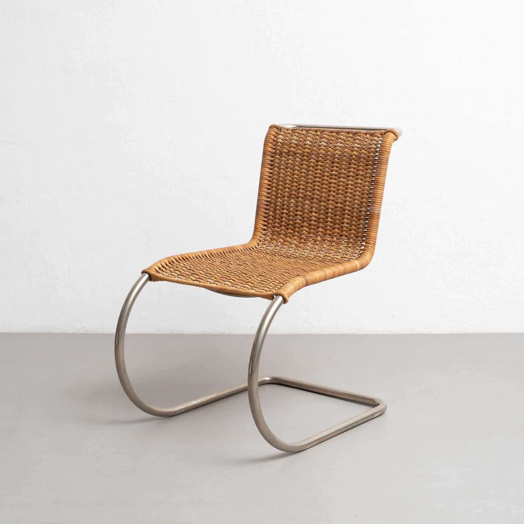 Mies Van Der Rohe B42 Rattan Easy Chair by Tecta, circa 1960 For Sale 7