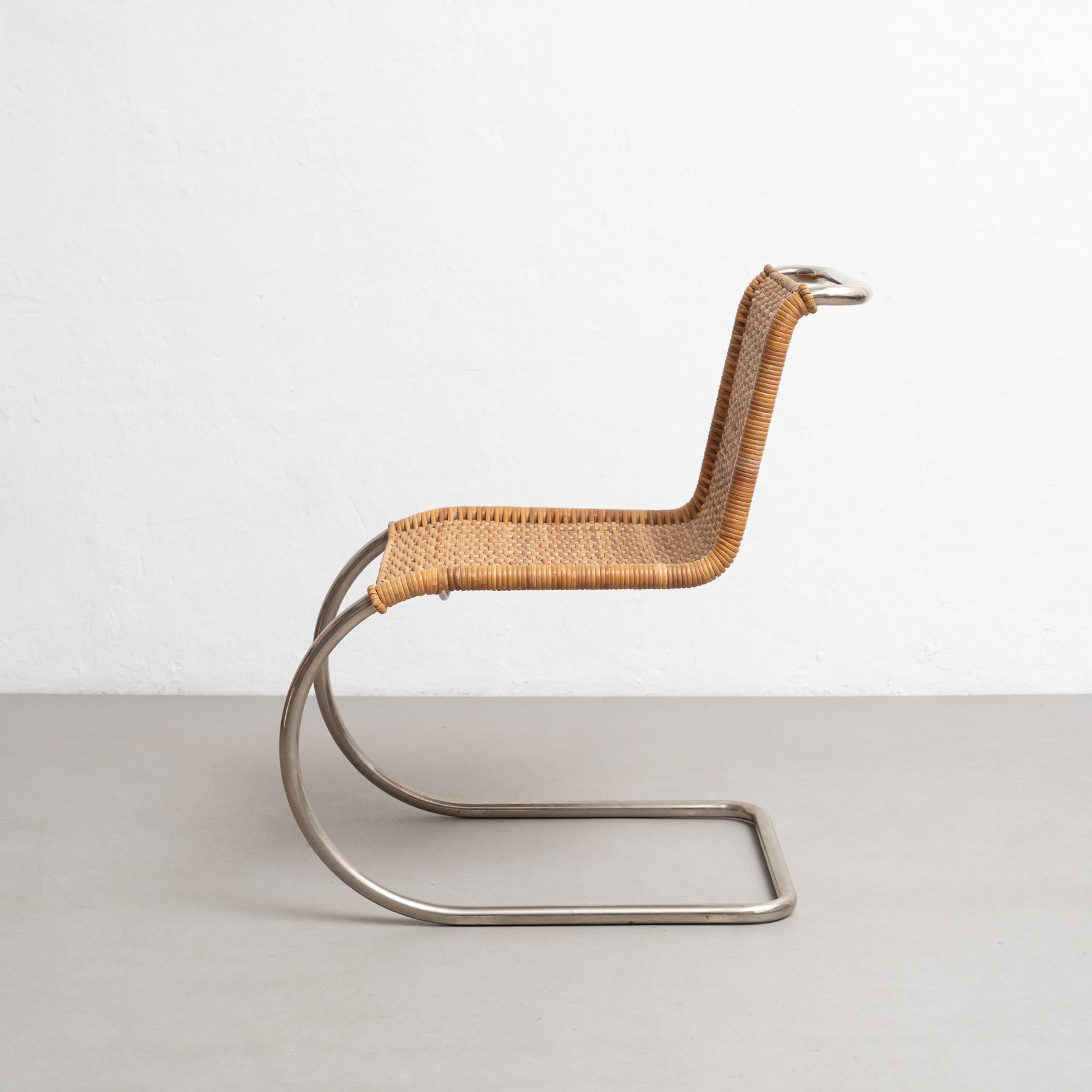 Mies Van Der Rohe B42 Rattan Easy Chair by Tecta, circa 1960 For Sale 8