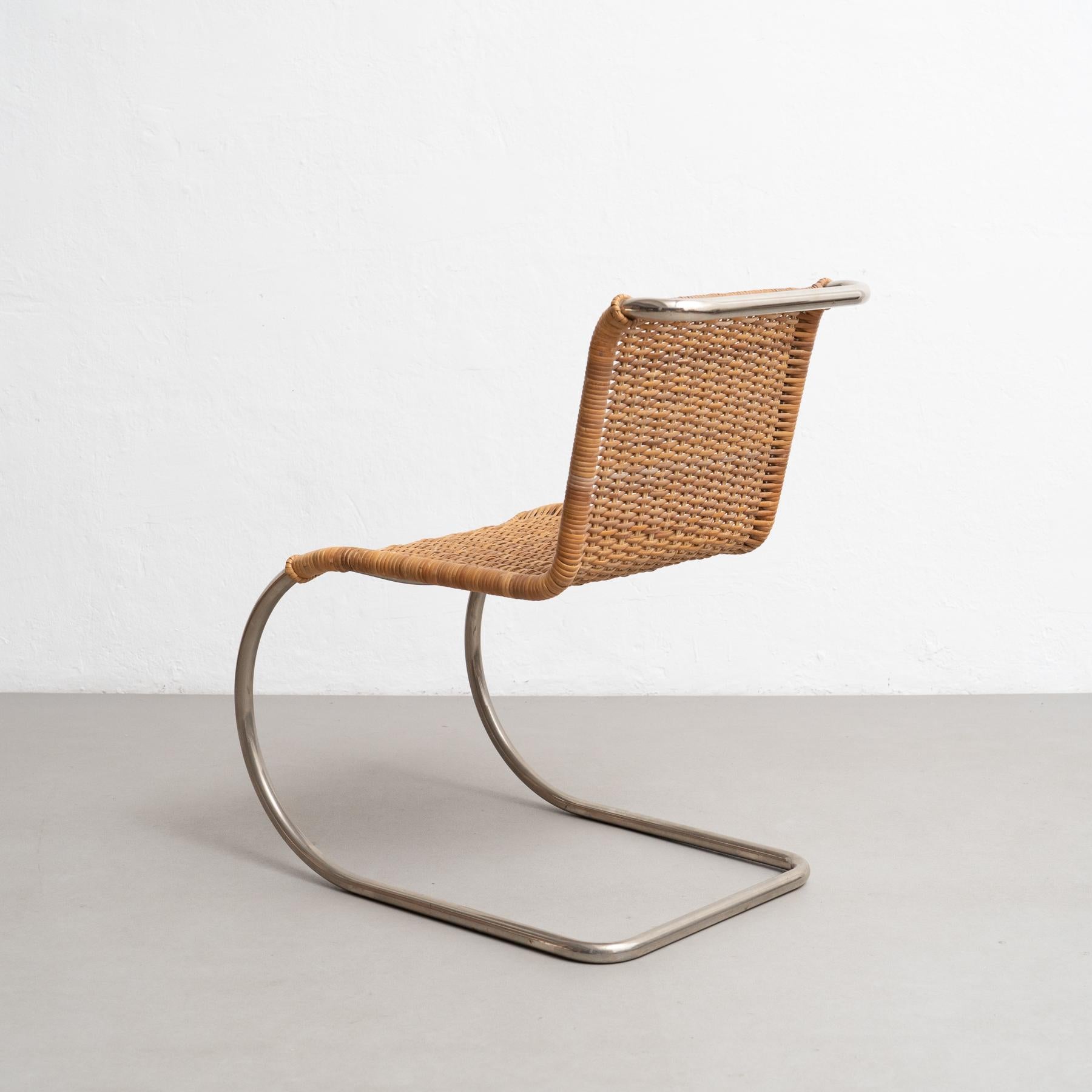 Mies Van Der Rohe B42 Rattan Easy Chair by Tecta, circa 1960 For Sale 9