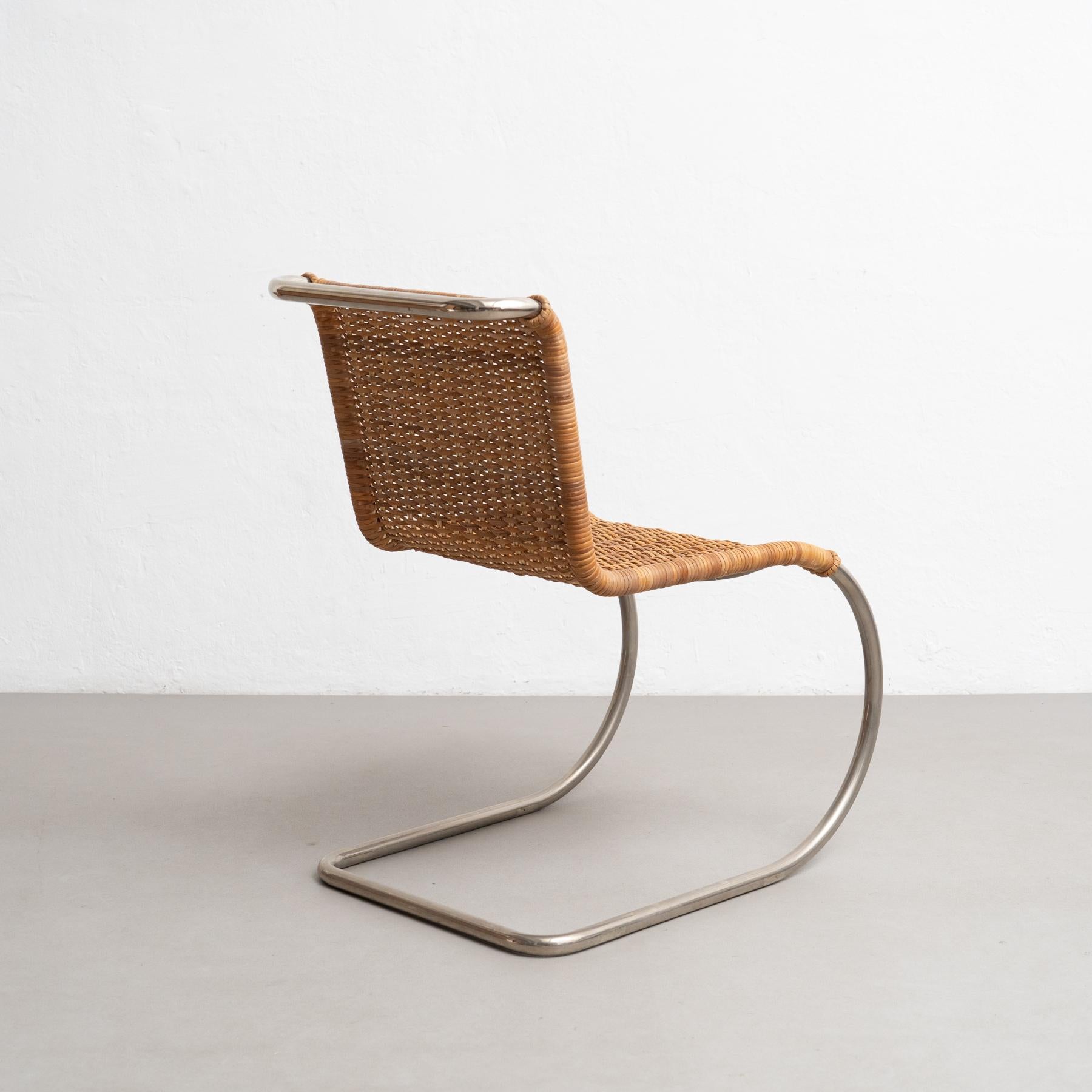 Mies Van Der Rohe B42 Rattan Easy Chair by Tecta, circa 1960 For Sale 10