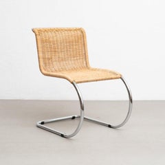 Mies Van Der Rohe B42 Rattan Easy Chair by Tecta, circa 1960