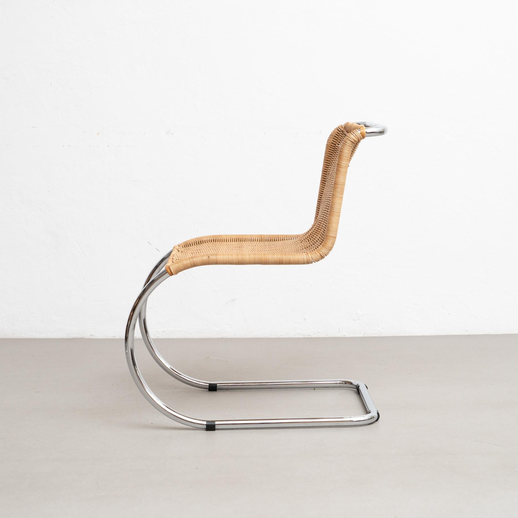 Mies Van Der Rohe B42 Rattan Sessel von Tecta, um 1960 im Zustand „Gut“ im Angebot in Barcelona, Barcelona